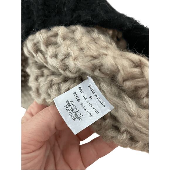 Favlux Light Knit Turtleneck Women's Medium Acrylic Sweater Funky Teacher Retro - Picture 4 of 5